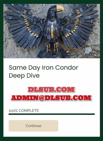 Dan Sheridan - Same Day Iron Condor Deep Dive