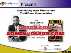High-resolution cover artwork of Noble DraKoln - Speculating with Futures and Traditional Commodities online trading course