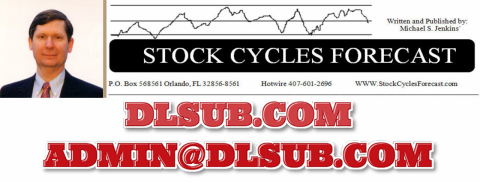 Digital marketing product photo of Michael Jenkins - Stock Cycles Forecast Past Newsletters training program for traders