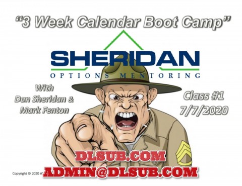 Dan Sheridan - Calendar Boot Camp