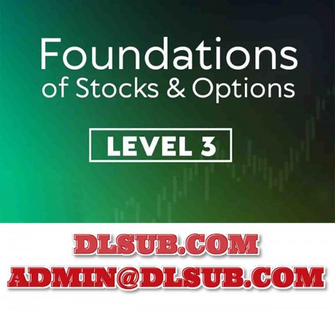 High-resolution cover artwork of TradeSmart University Foundations of Stocks and Options Level 3 digital course